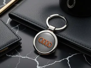 Audi Cool Key Chain Modern Stainless Metal